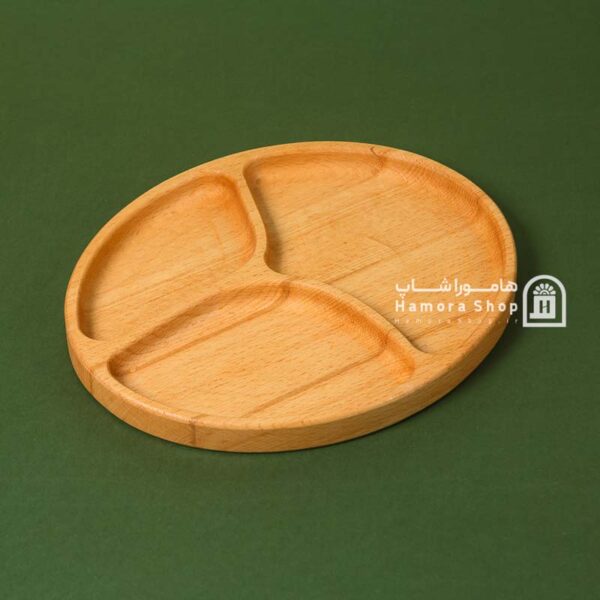 اردوخوری بیضی سه خانه طرح برگ کد 690